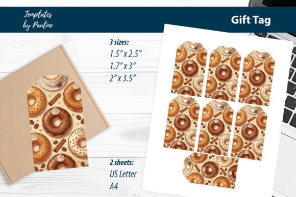 Add a Sweet Touch with Donut and Coffee Gift Tags Printable