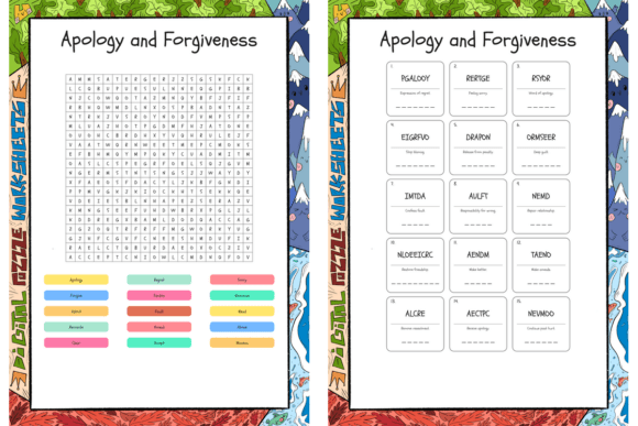 Cultivating Empathy Through Play: The Rise of Apology and Forgiveness Word Search Puzzles