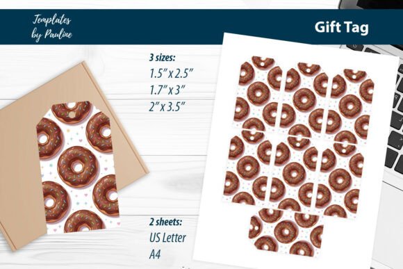 Dessert Box Donut Gift Tags Printable: A Sweet Upgrade for Your Packaging