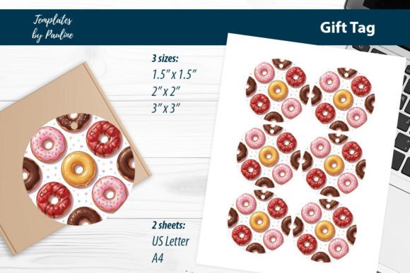 Donut Thank You Tags for Small Business
