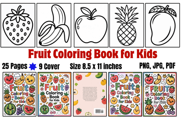 Fruit Coloring Book for Kids: A Fun and Educational Activity for Young Learners
