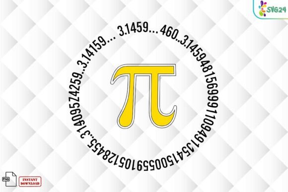 Golden Pi Digits Circle PNG: Design & Use