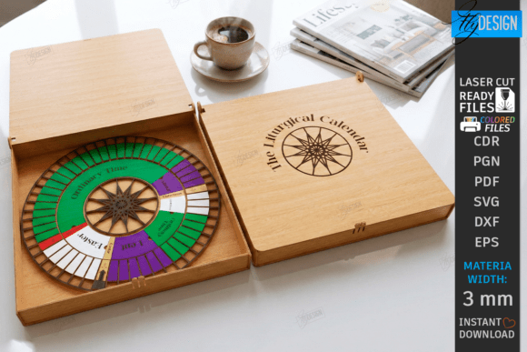 Liturgical Calendar Wheel Laser Cut CNC: Bridging Tradition and Modern Craft