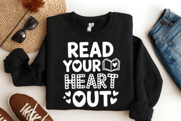 Read Your Heart Out PNG: A Design for the Modern Love of Literacy