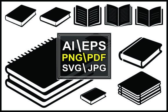 Silhouette Books and Notebooks Positions