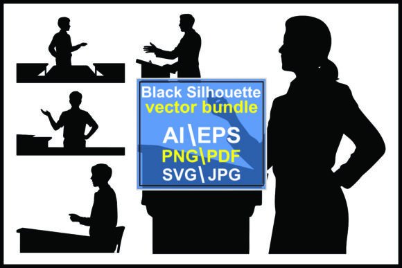 Silhouettes People Speaking at Podiums: A Practical Guide to Versatile Presentation Graphics