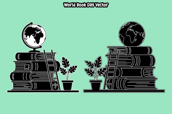 Stacke Book and Global Knowledge Element: A Modern Visual for World Book Day