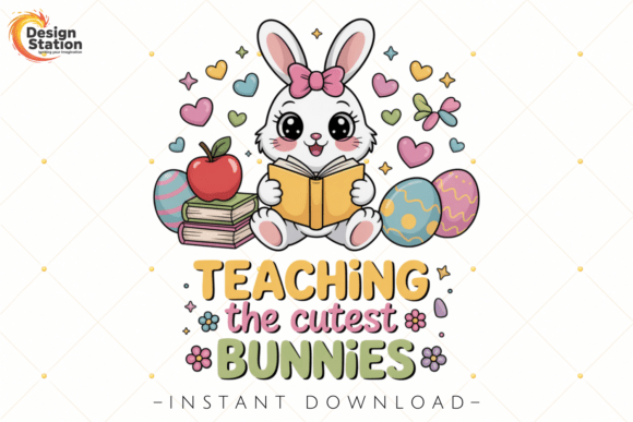 Teaching the Cutest Bunnies PNG